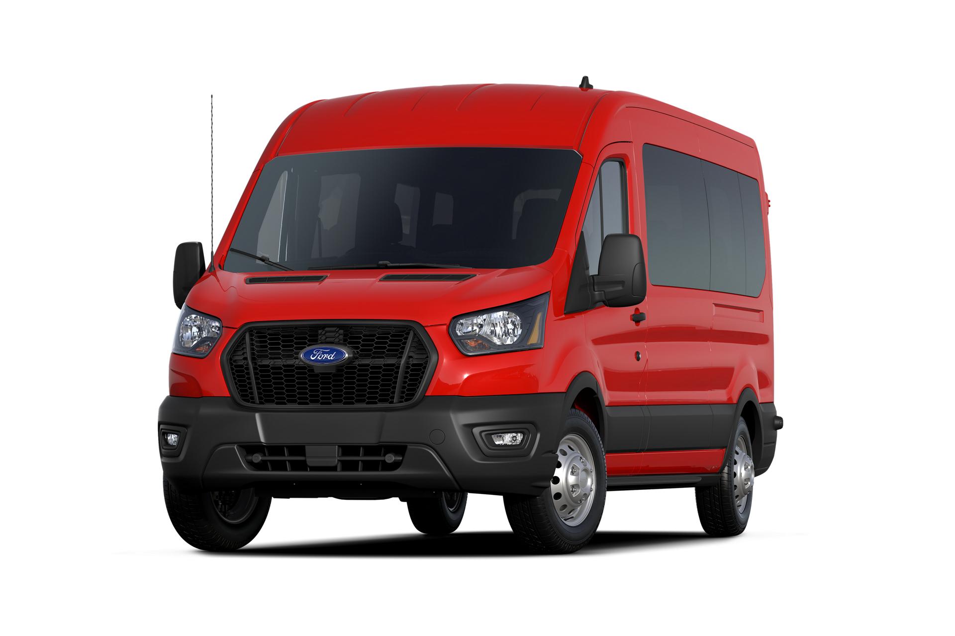 A 2025 Ford Transit® Van in Race Red