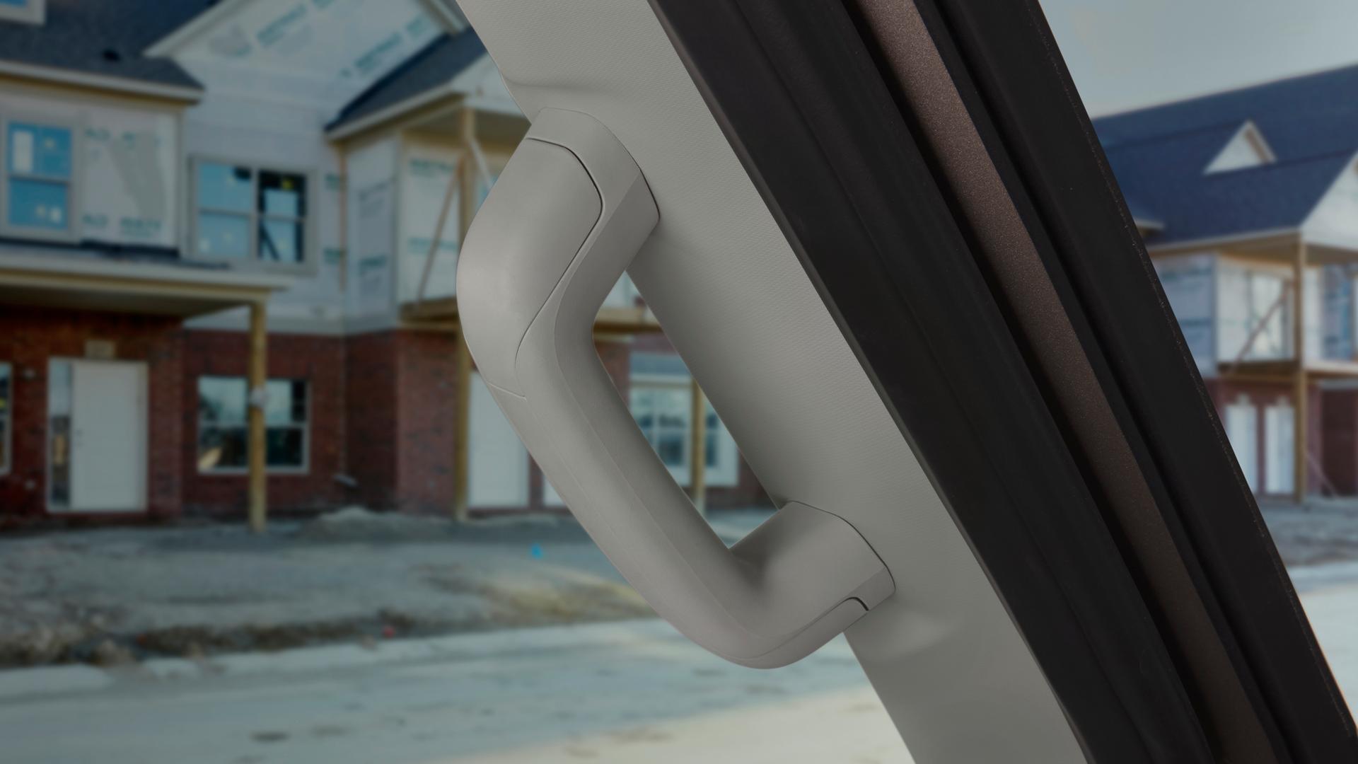 Close-up of the 2025 Ford Transit ® Van grab handle