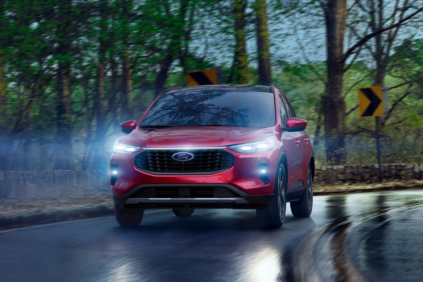 2026 Ford Escape® SUV being driven in the rain