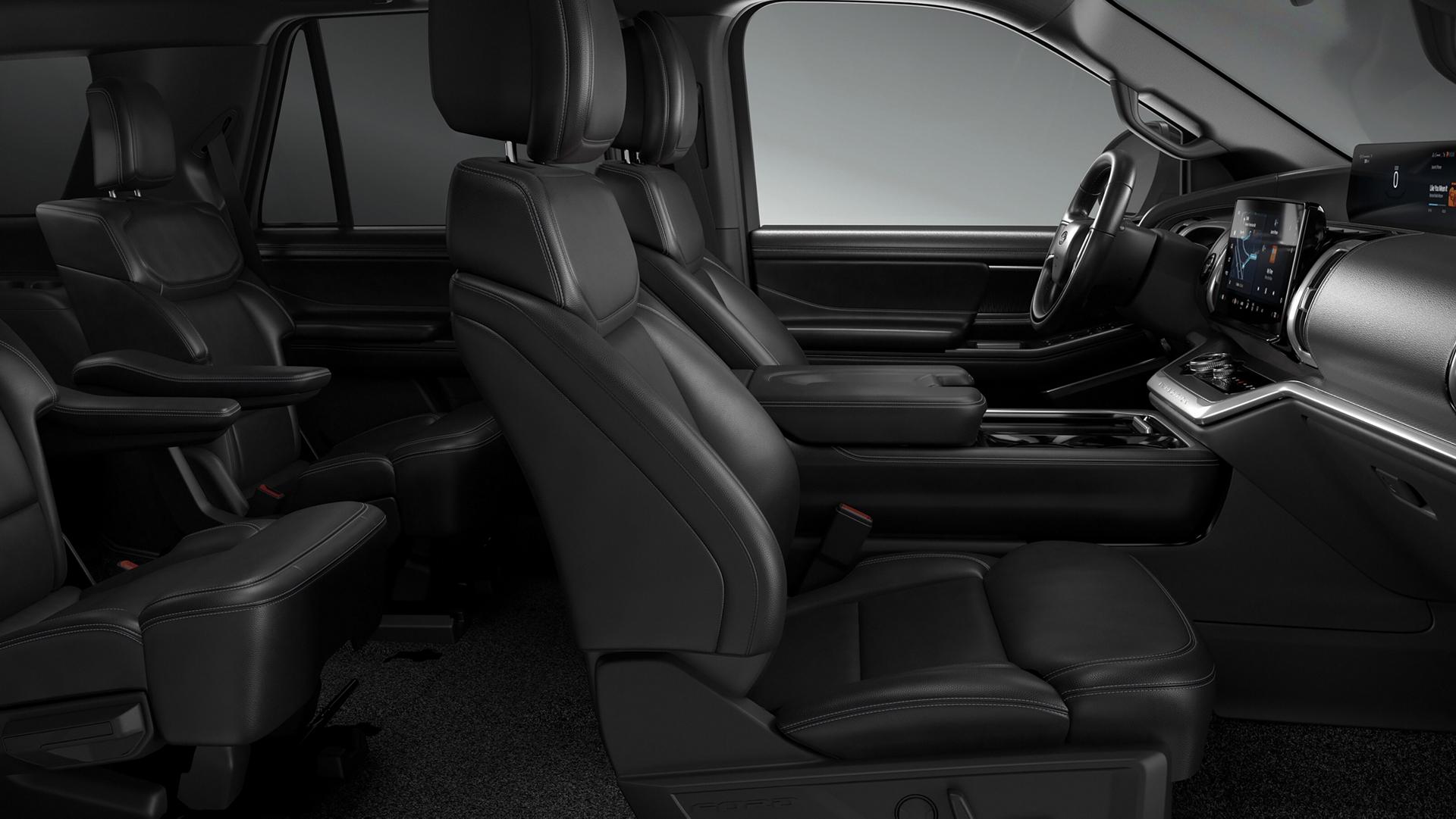 2027 Ford Expedition® Platinum™ SUV interior with Stealth Appearance Package