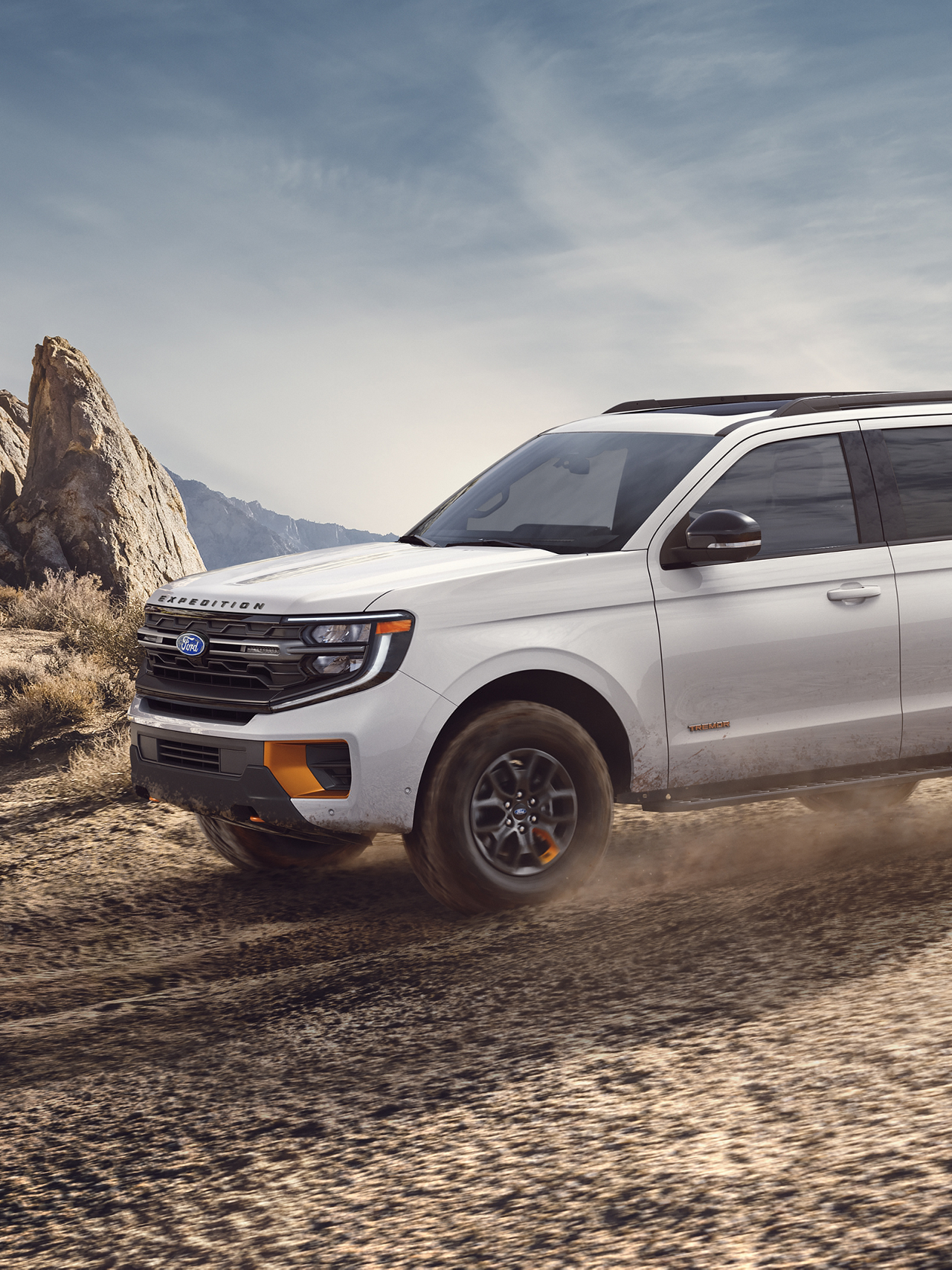 2027 Ford Expedition® Tremor® SUV being driven in the desert