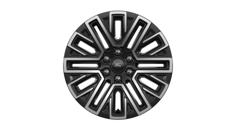 20" x 8.5" Ebony bright machined-aluminum wheel