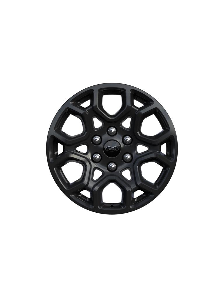 18-inch gloss black-painted wheel
