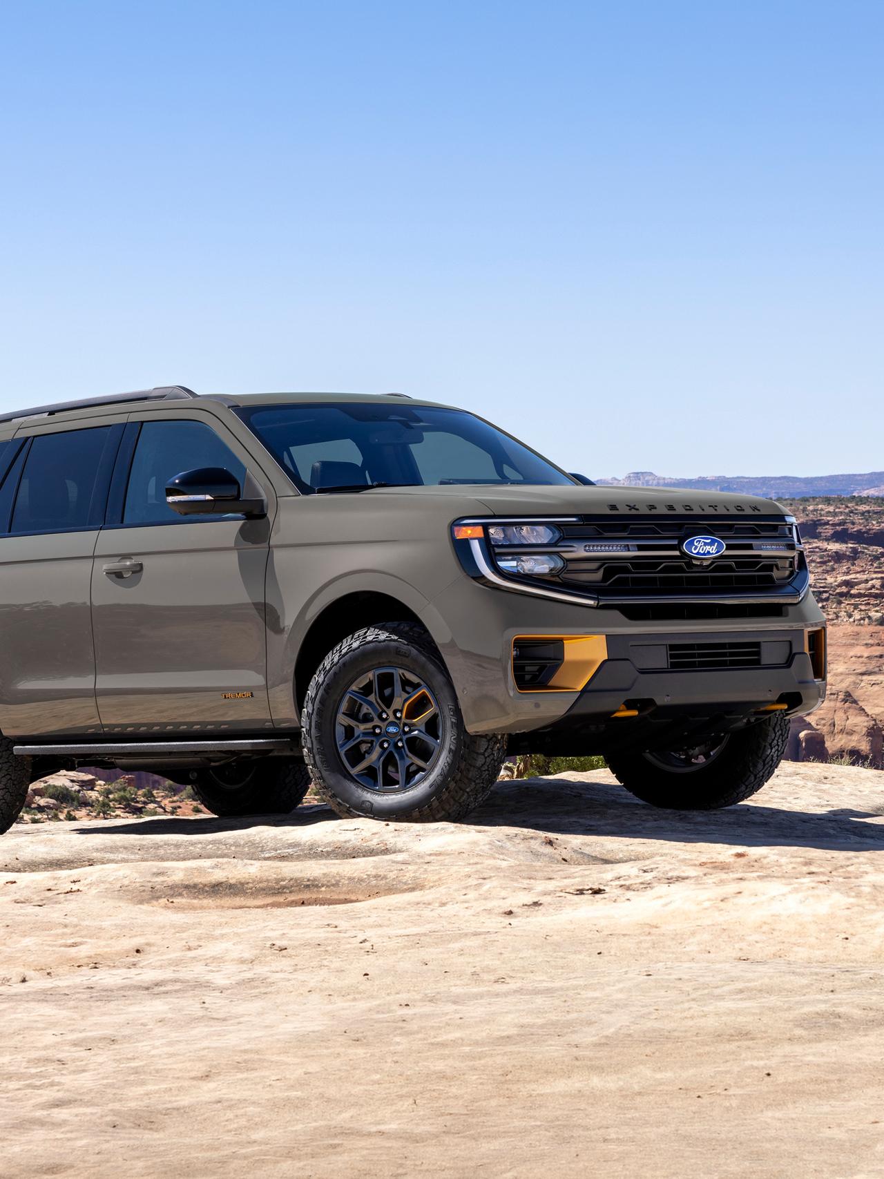 2027 Ford Expedition® Tremor® SUV parked in the desert