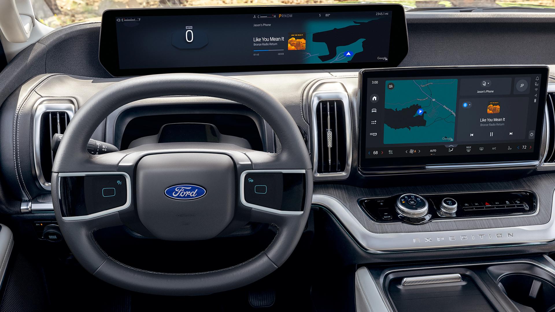 2027 Ford Expedition® SUV 24-inch panoramic display and 13.2-inch centre display