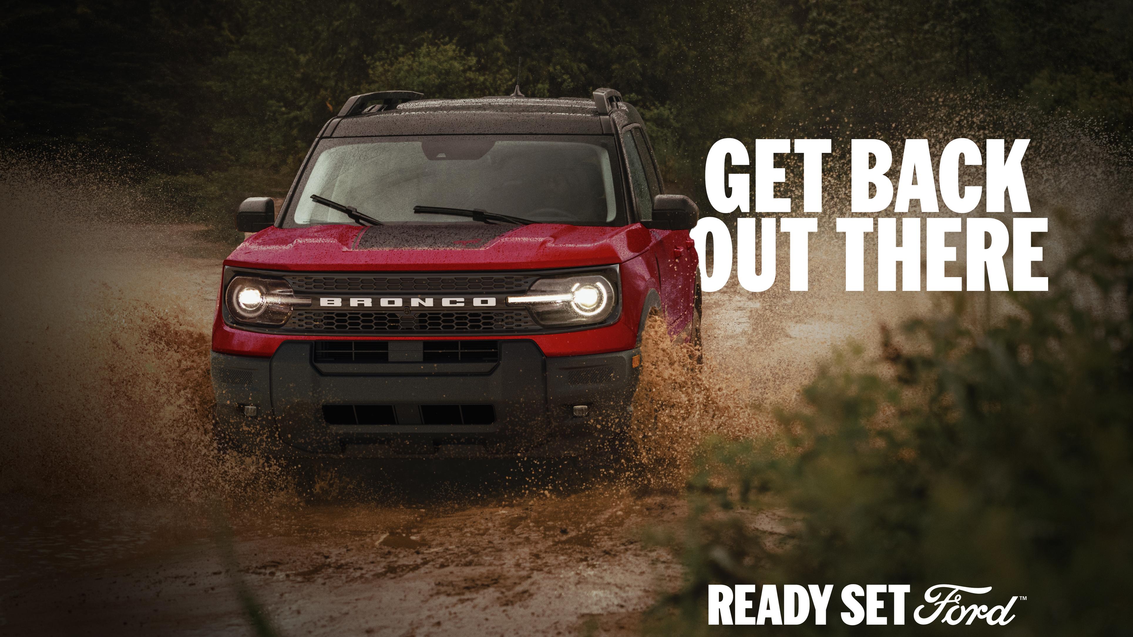 A 2026 Ford Bronco Sport® Outer Banks® parked in a forest