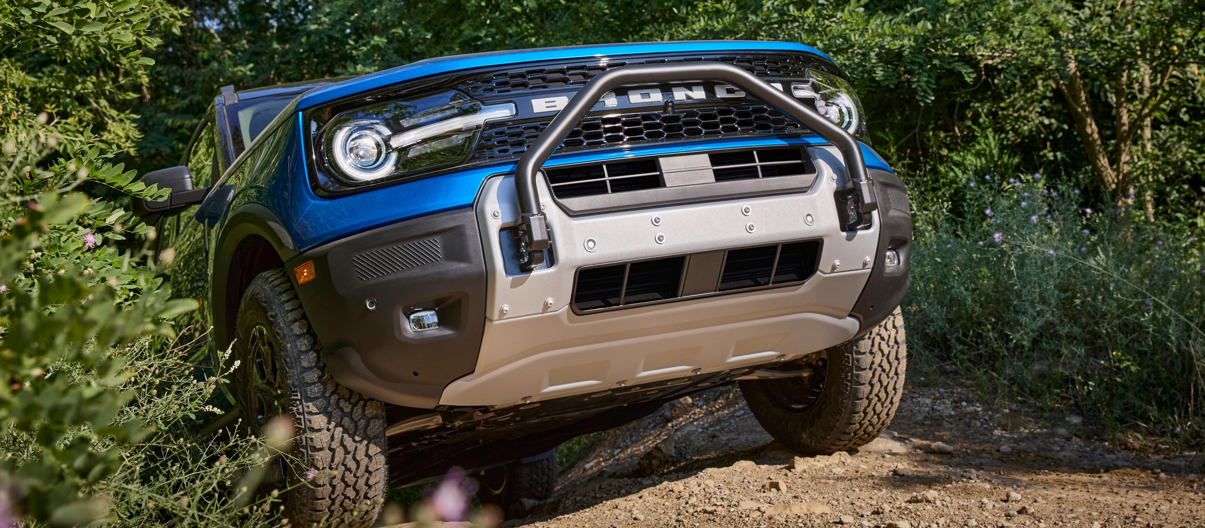 2025 Ford Bronco Sport® parked with front brush guard