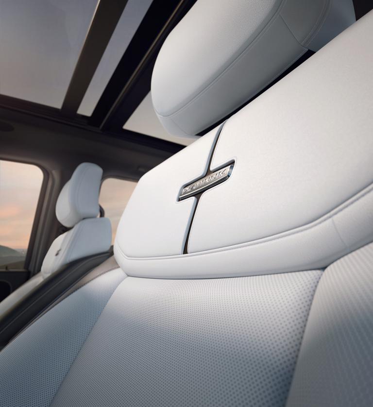 A close-up of an ActiveX® trimmed seating surface on a 2025 Ford F-150® Lightning® pickup