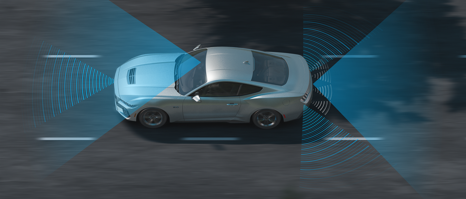 Person driving a 2026 Ford Mustang® GT convertible on a highway