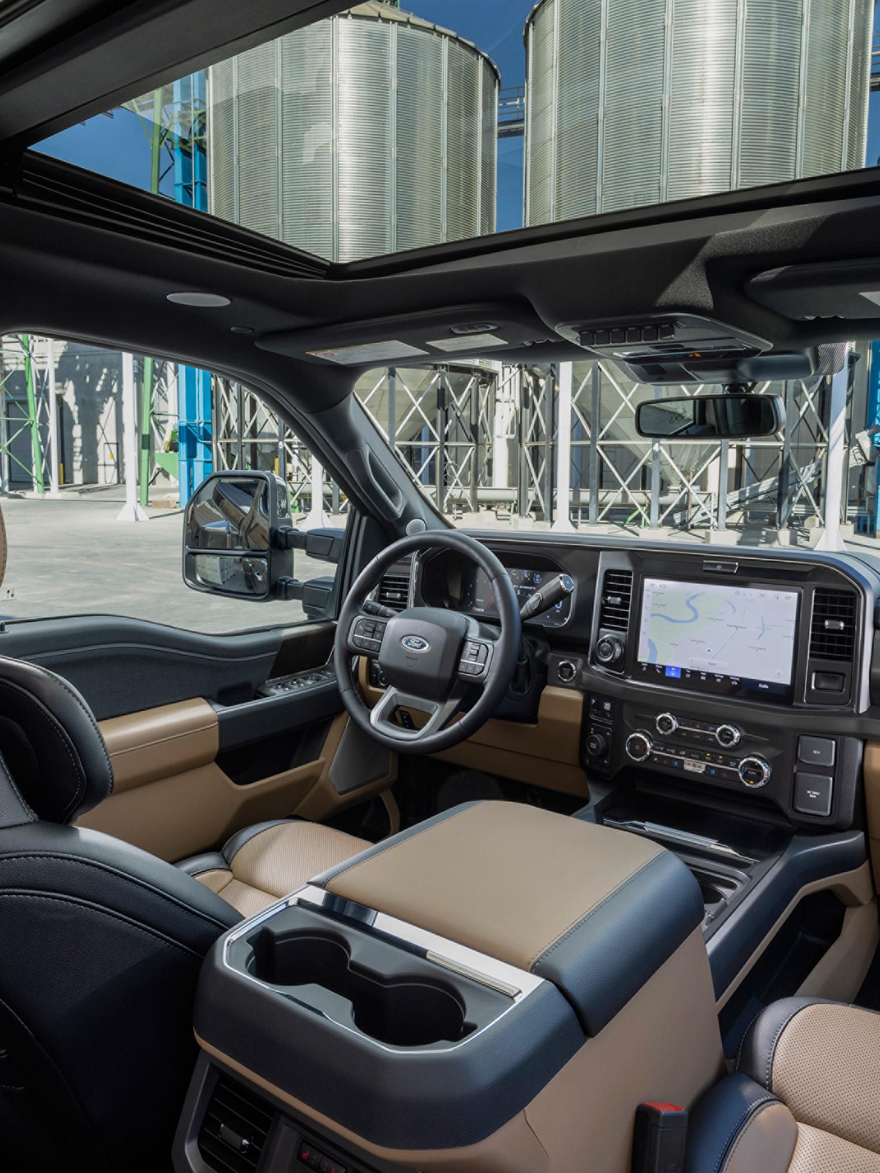 2027 Ford Super Duty® F-250® Lariat® interior and dashboard