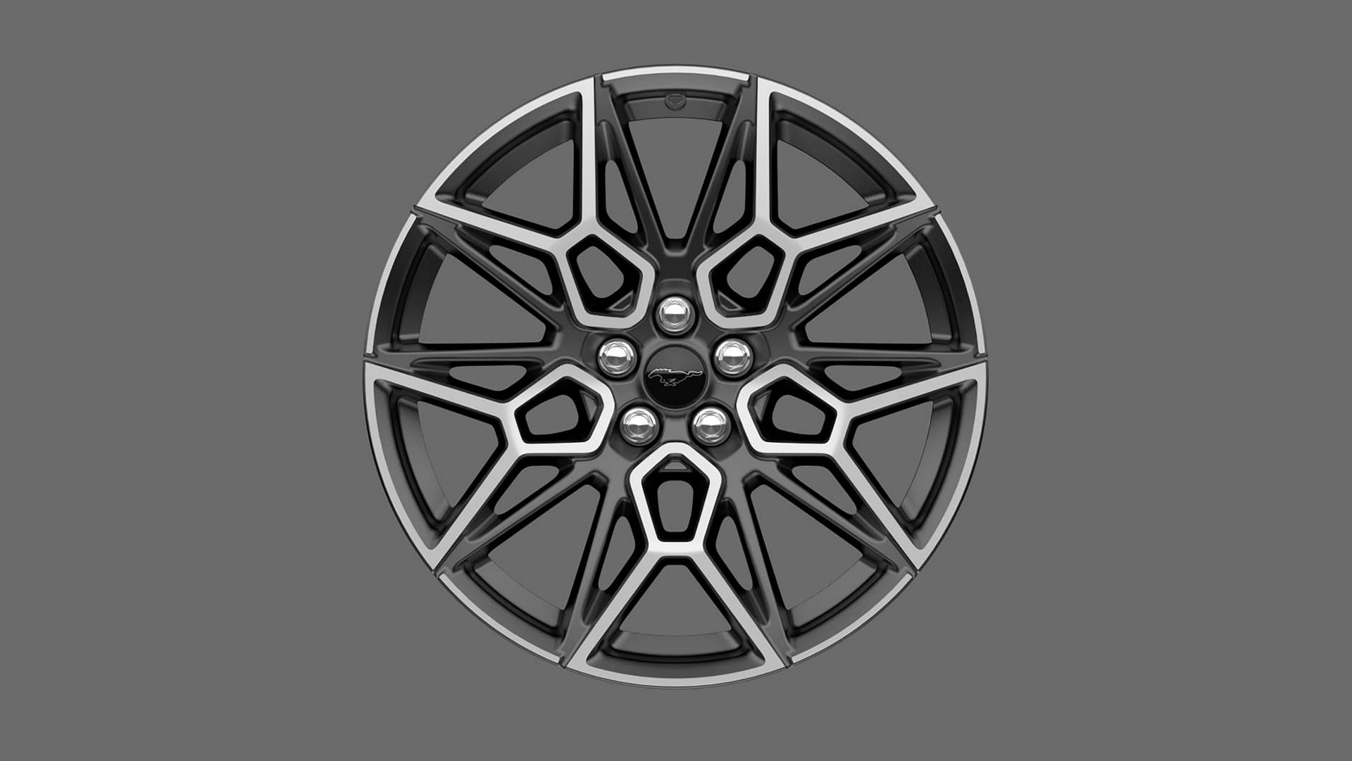 20-inch Machined-Face Aluminum Wheels With Carbonized Grey-Painted Pockets