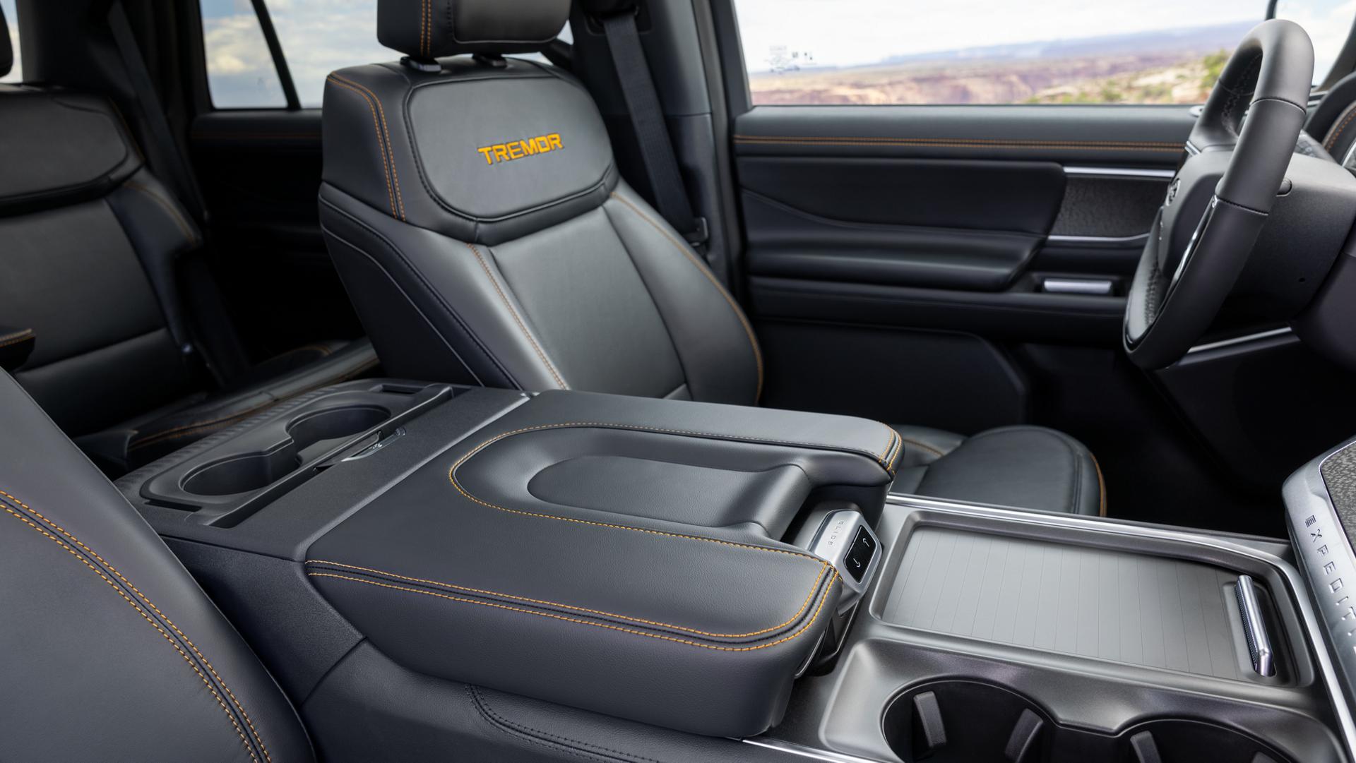 Flex Powered Console in a 2026 Ford Expedition® Tremor® SUV