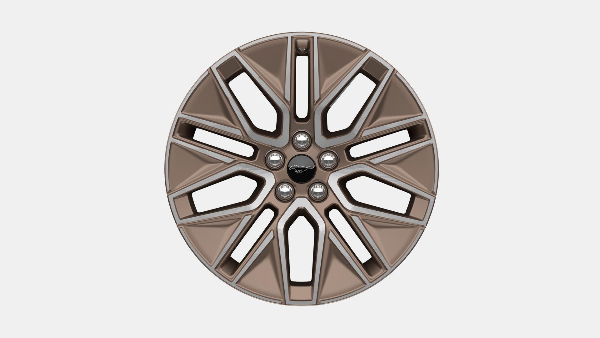 19" bright machined-face aluminum wheels with Sinister Bronze-painted pockets
