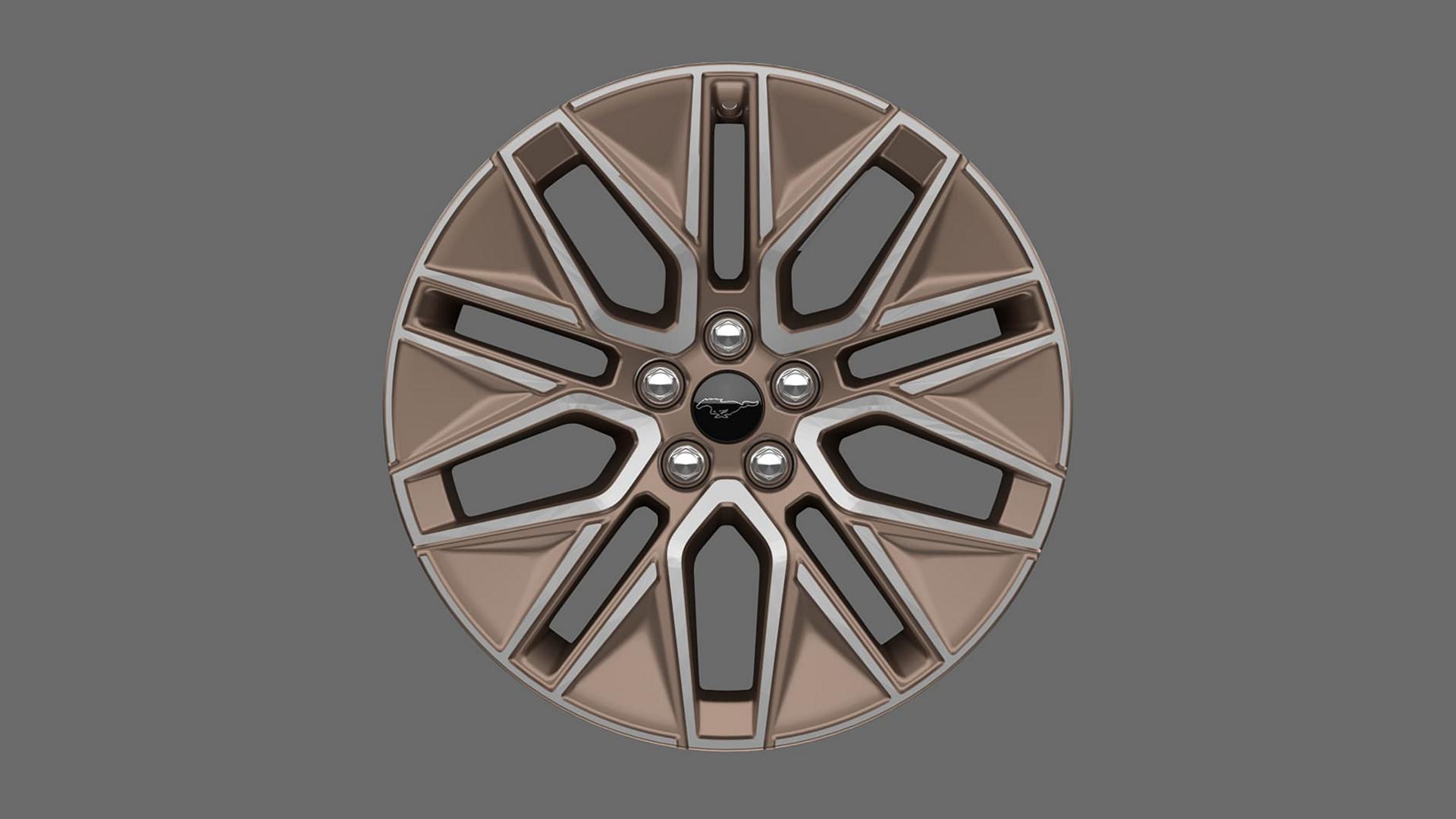 19-inch Bright Machined-Face Aluminum Wheels with Sinister Bronze-Painted Pockets