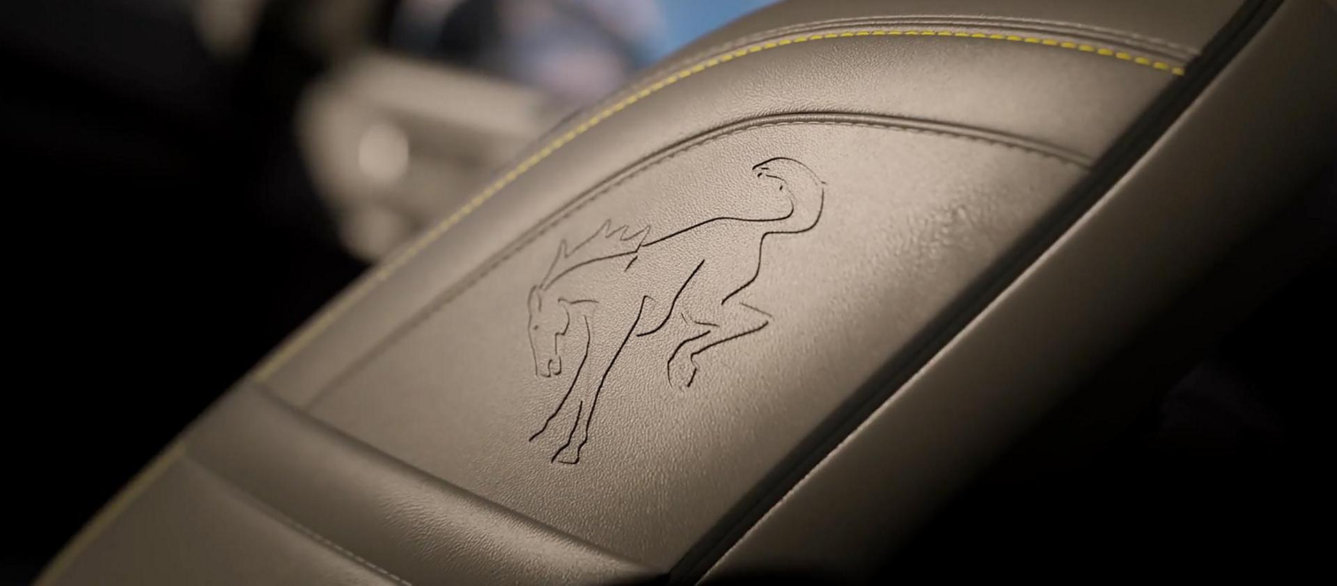 Interior of a 2026 Ford Bronco Sport® SUV highlighting the seating and the center console screen