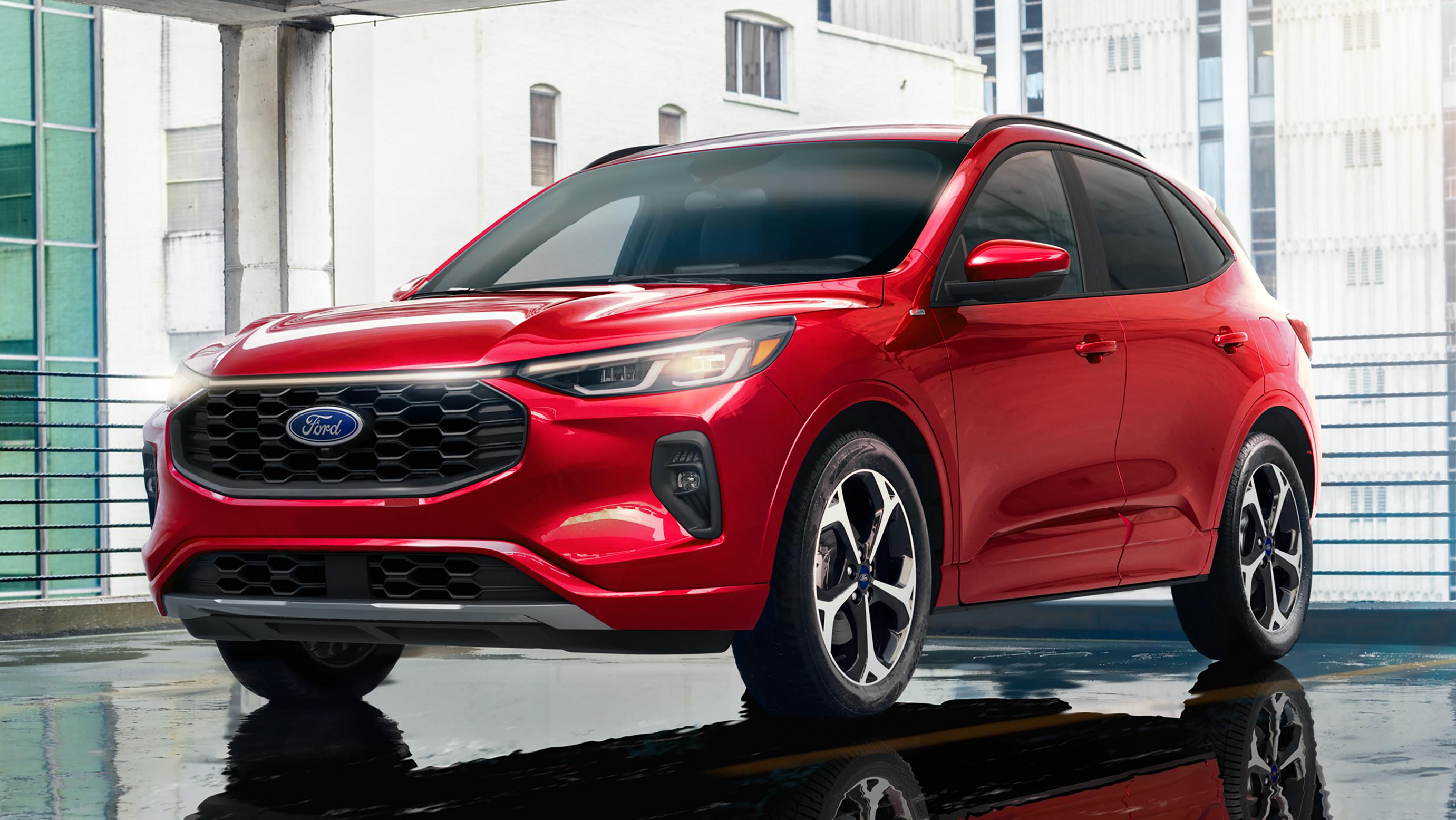 2026 Ford Escape® ST-Line Elite model in a showroom
