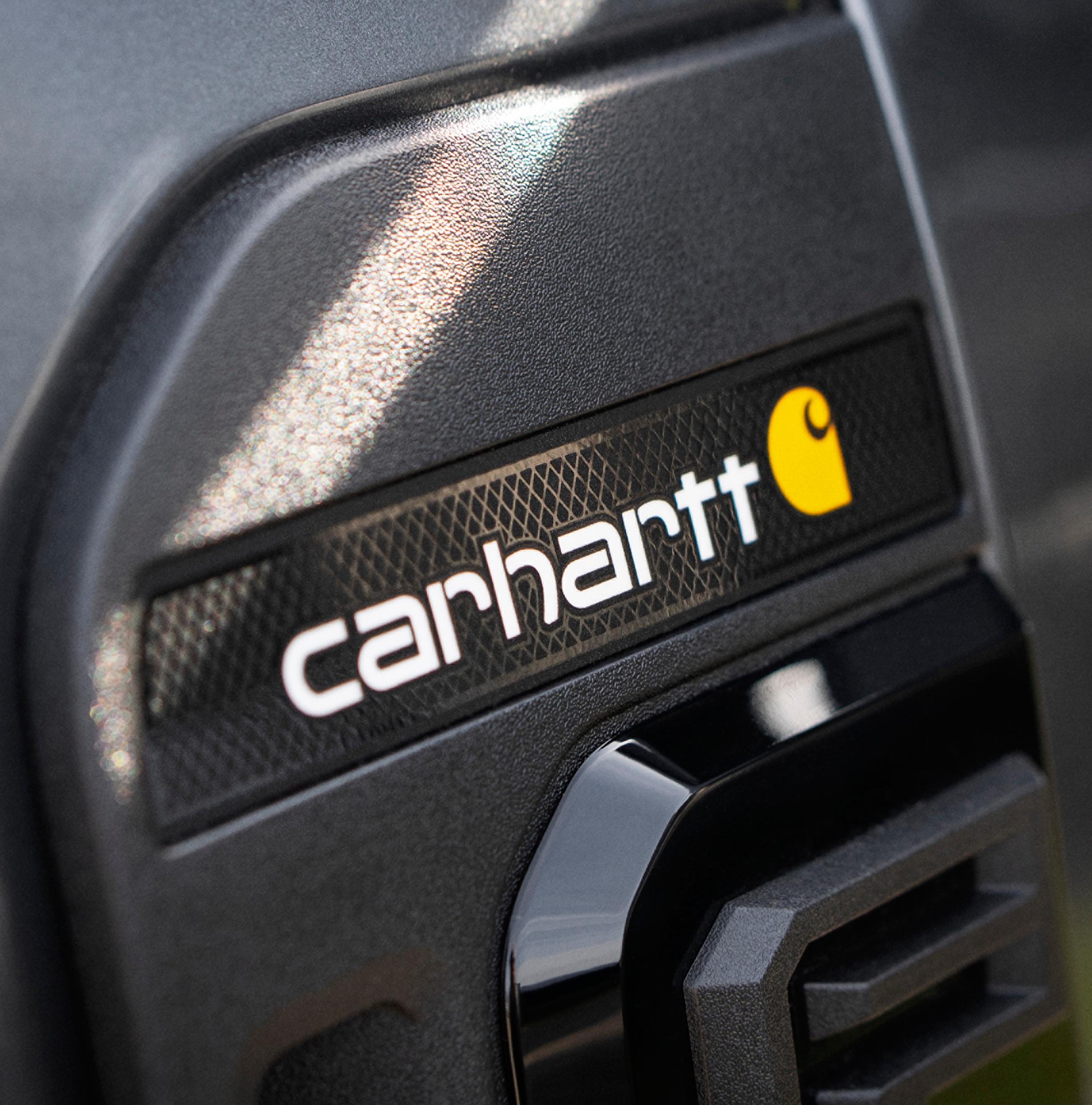 Close-up of exterior detailing on the 2027 Ford Super Duty® F-350® XLT model with the Super Duty Carhartt® Package