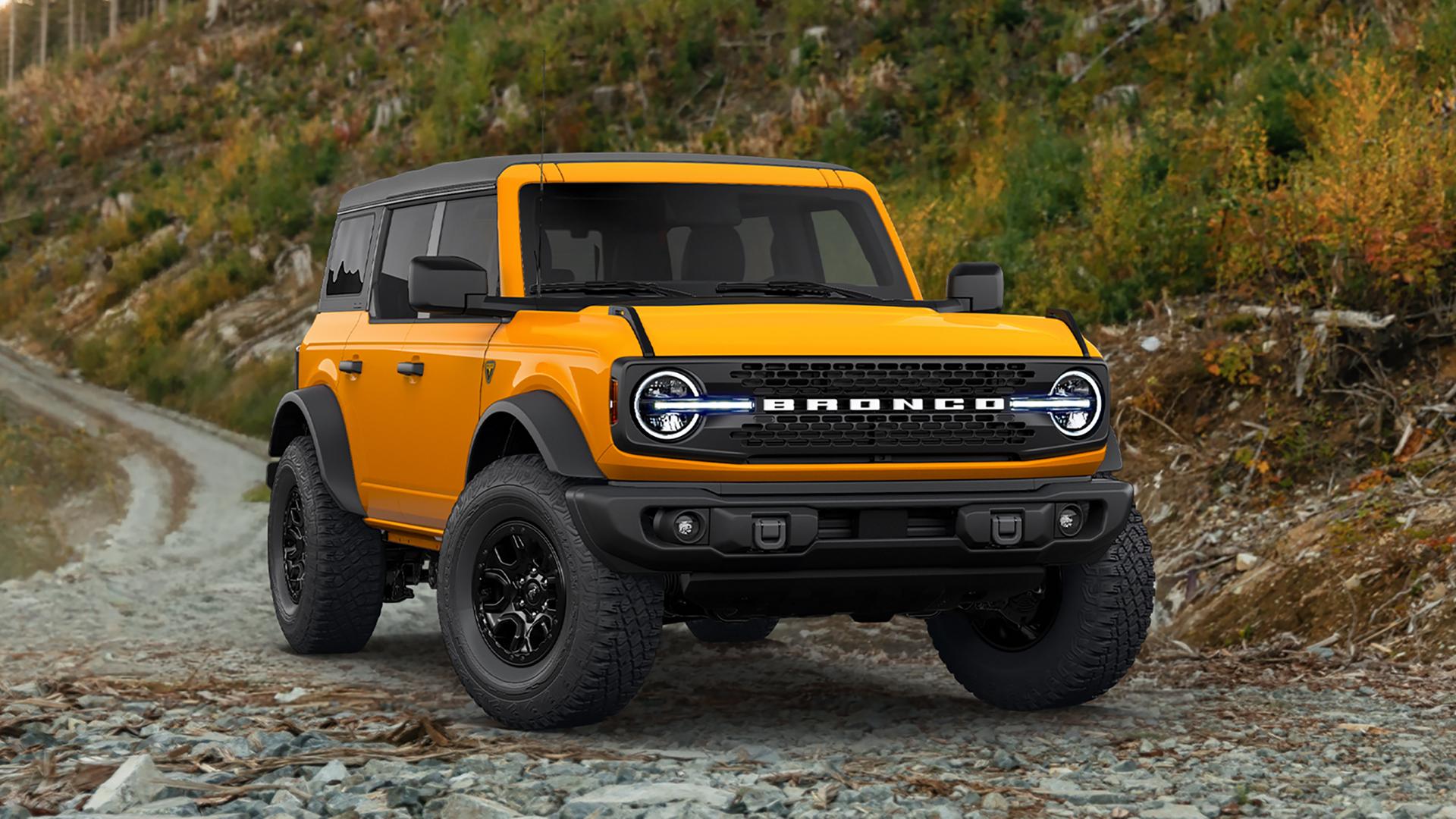 A 2026 Ford Bronco® SUV with the available Wildtrak package
