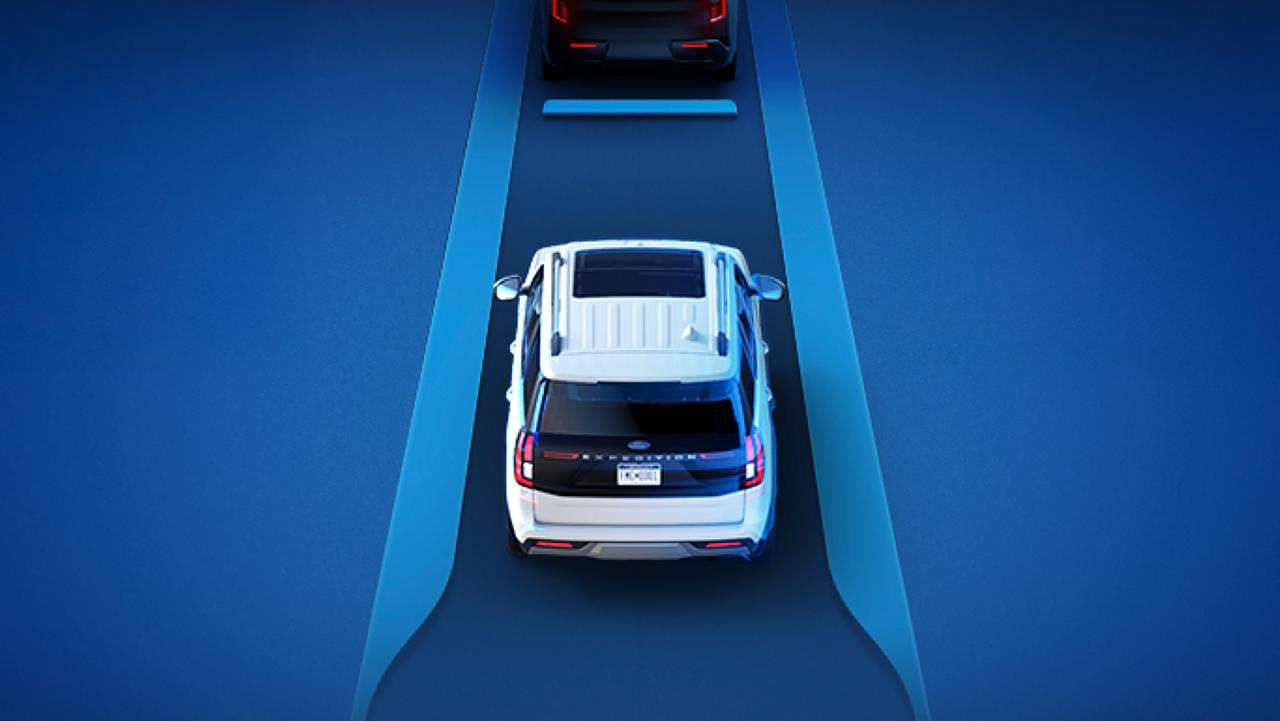 2027 Ford Expedition® SUV with a Blue Zone illustration