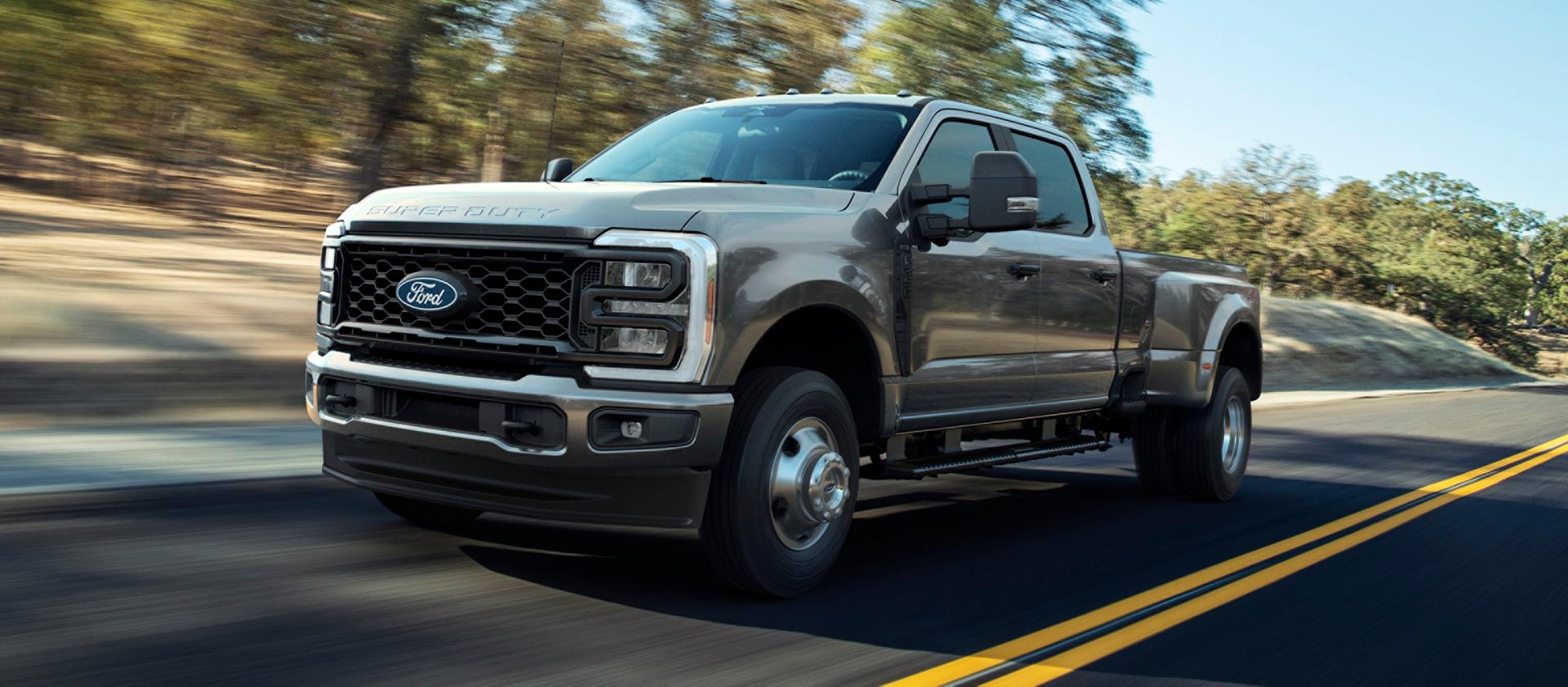 2027 Ford Super Duty® F-250® XL model with the STX® Appearance Package being driven on a paved road