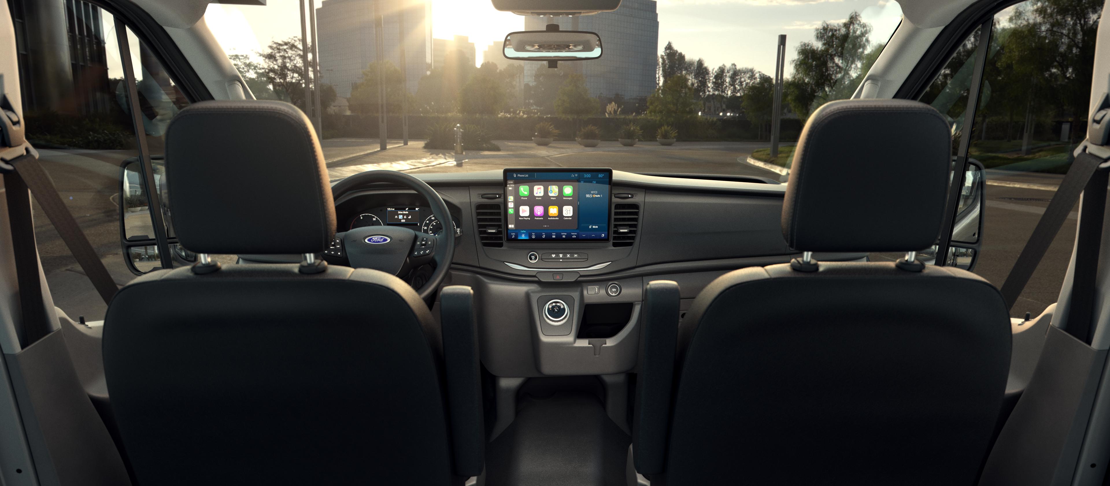 The interior seting of a 2025 Ford E-Transit™ vehicle