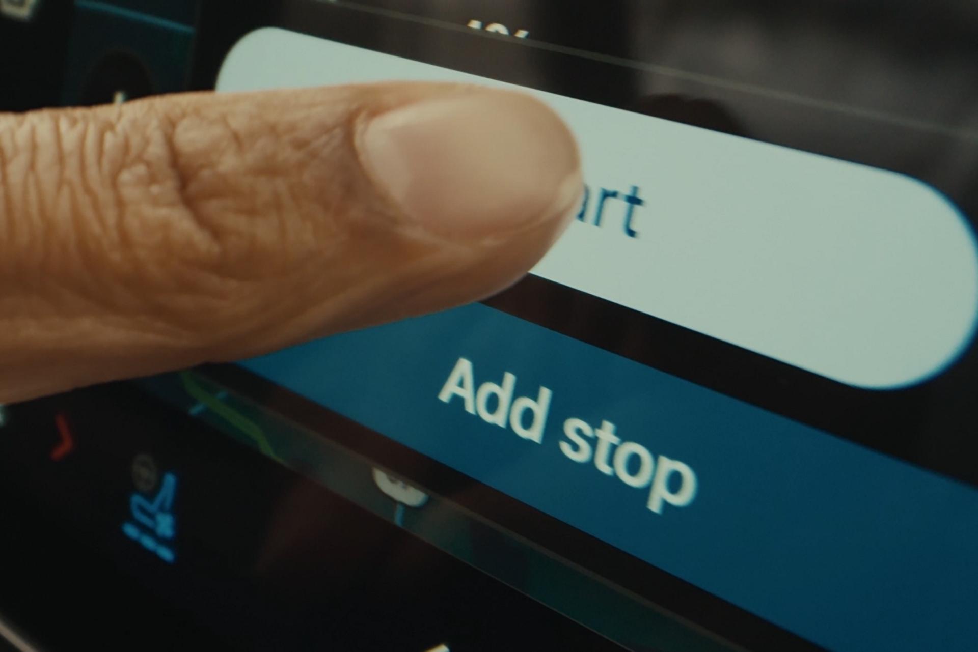 Person using available Ford Digital Experience features in a 2026 Ford Expedition® SUV