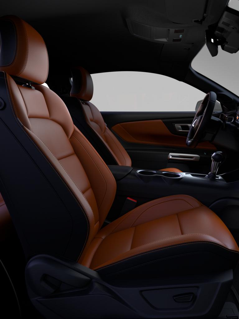2026 Ford Mustang® interior showing the available Emberglo interior environment