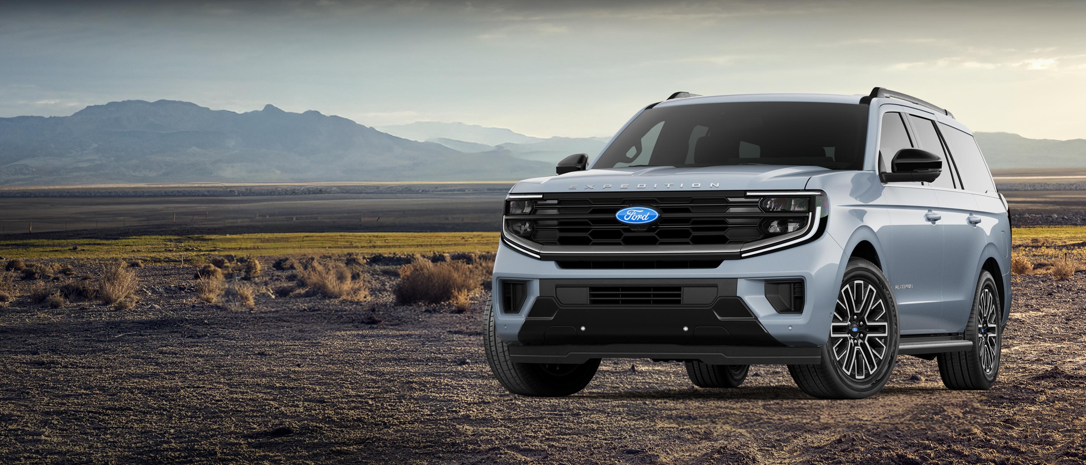2027 Ford Expedition® Platinum™ SUV shown parked outdoors