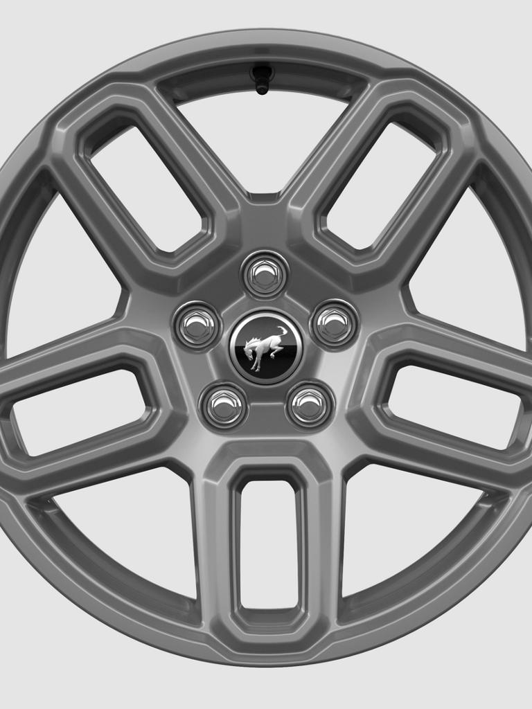 17" Carbonized Grey-painted high-gloss aluminum wheel