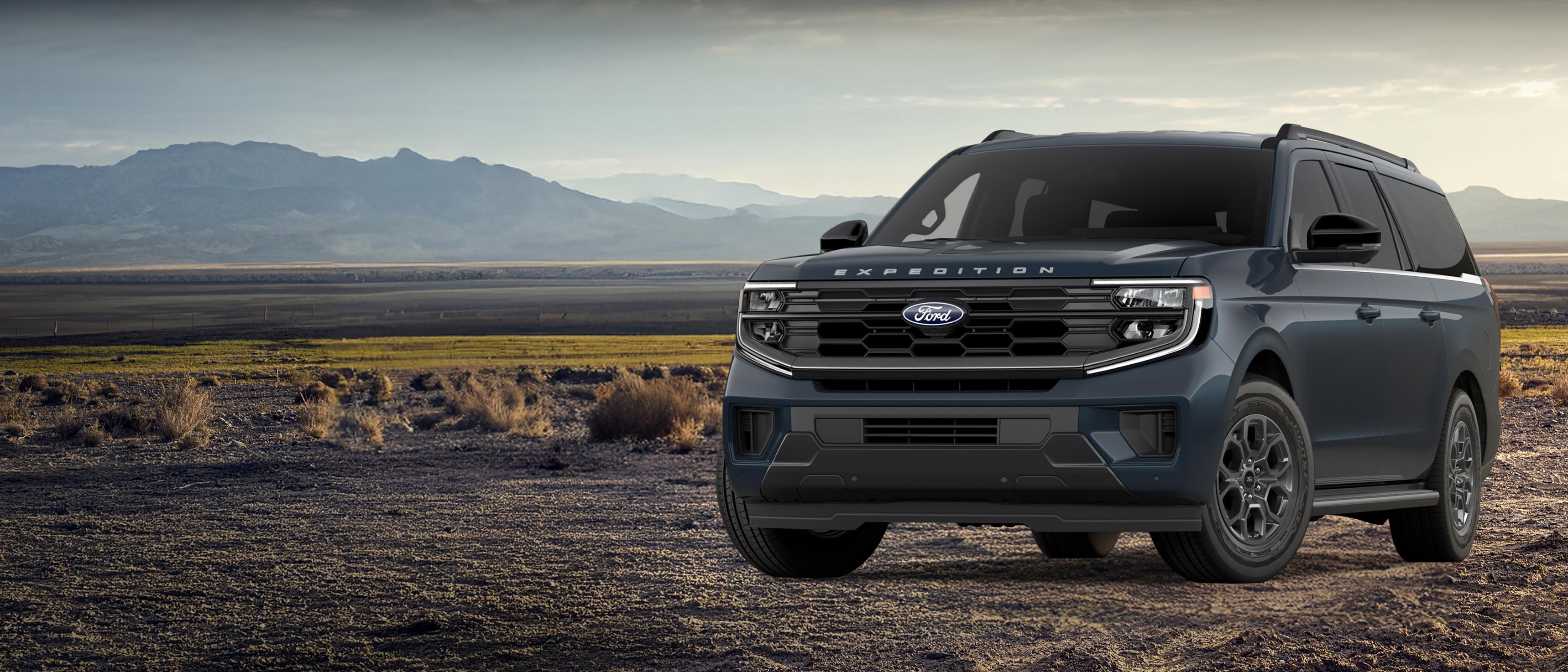 2026 Ford Expedition® MAX Active SUV shown parked outdoors