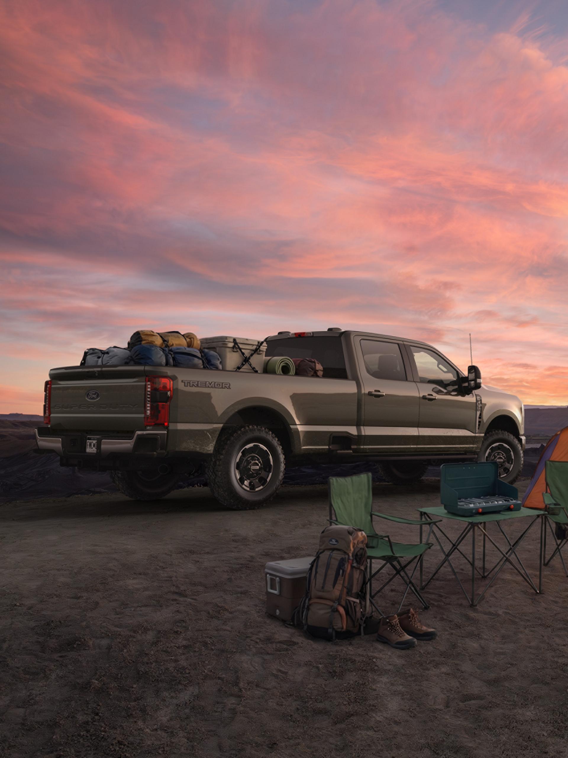 2027 Ford Super Duty® truck with an 2.4-metre bed