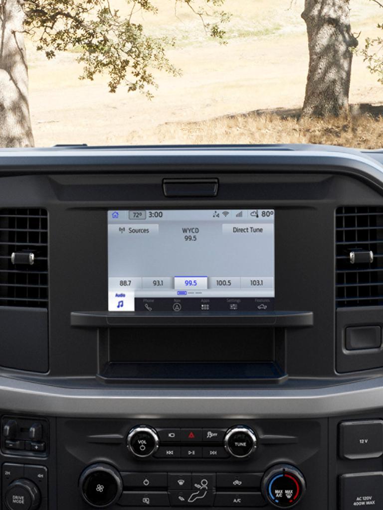 8" centre display with SYNC® 4