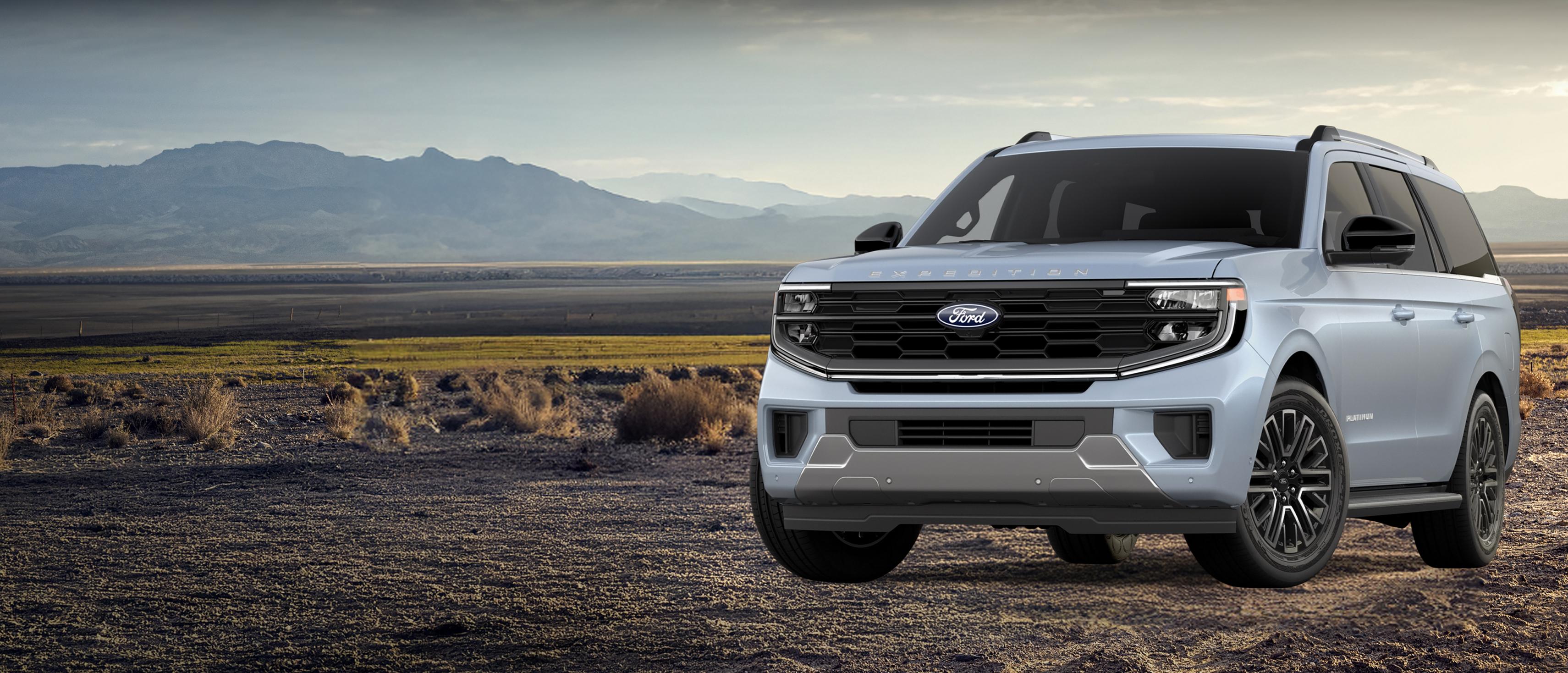2026 Ford Expedition® Platinum™ SUV shown parked outdoors