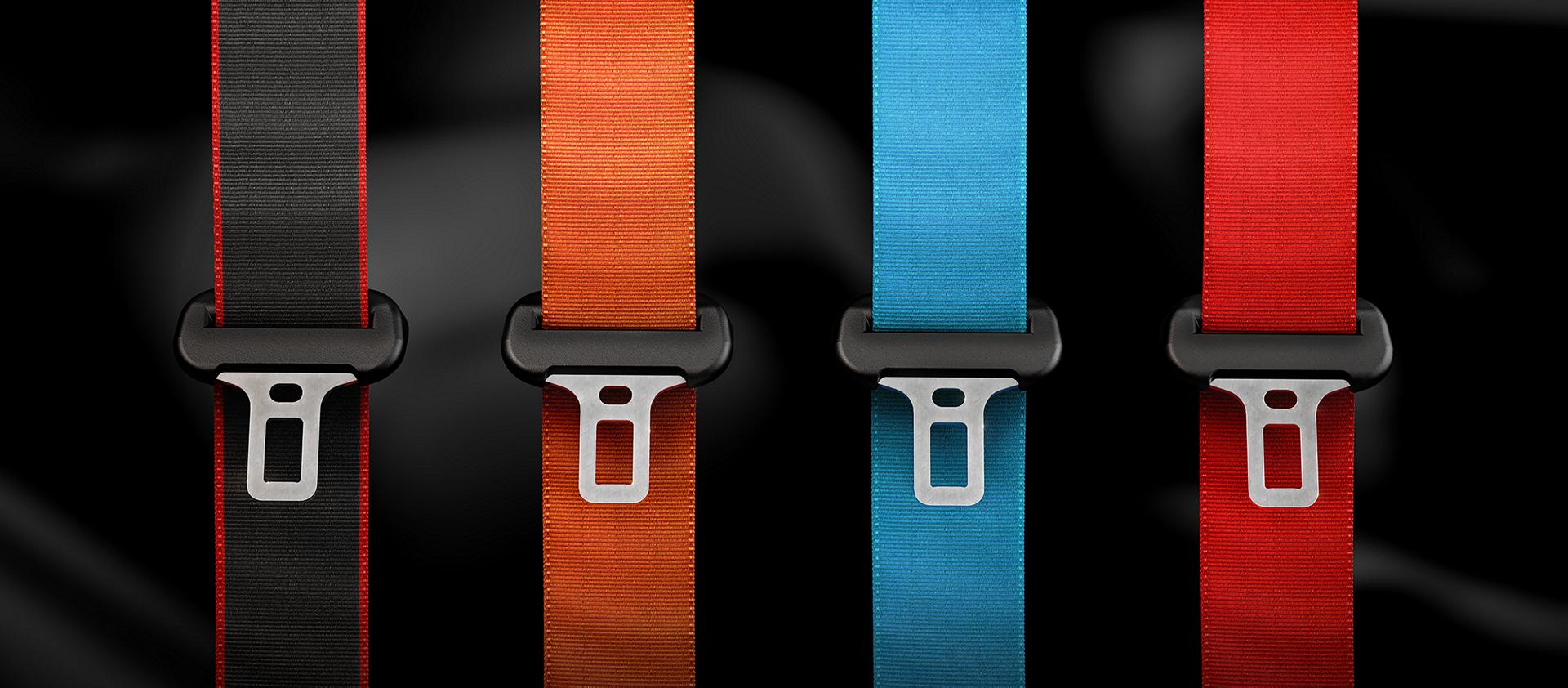 Seat belts available on the 2026 Ford Mustang® lineup