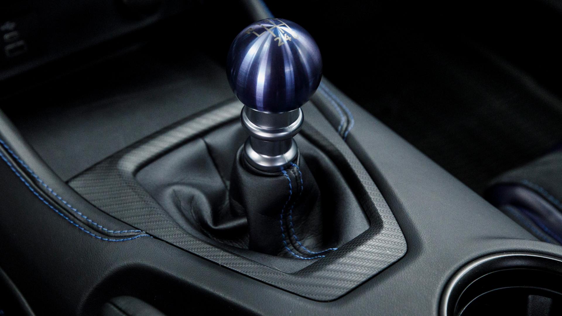 2025 Mustang® Dark Horse™ unique titanium Anodized Blue shift knob