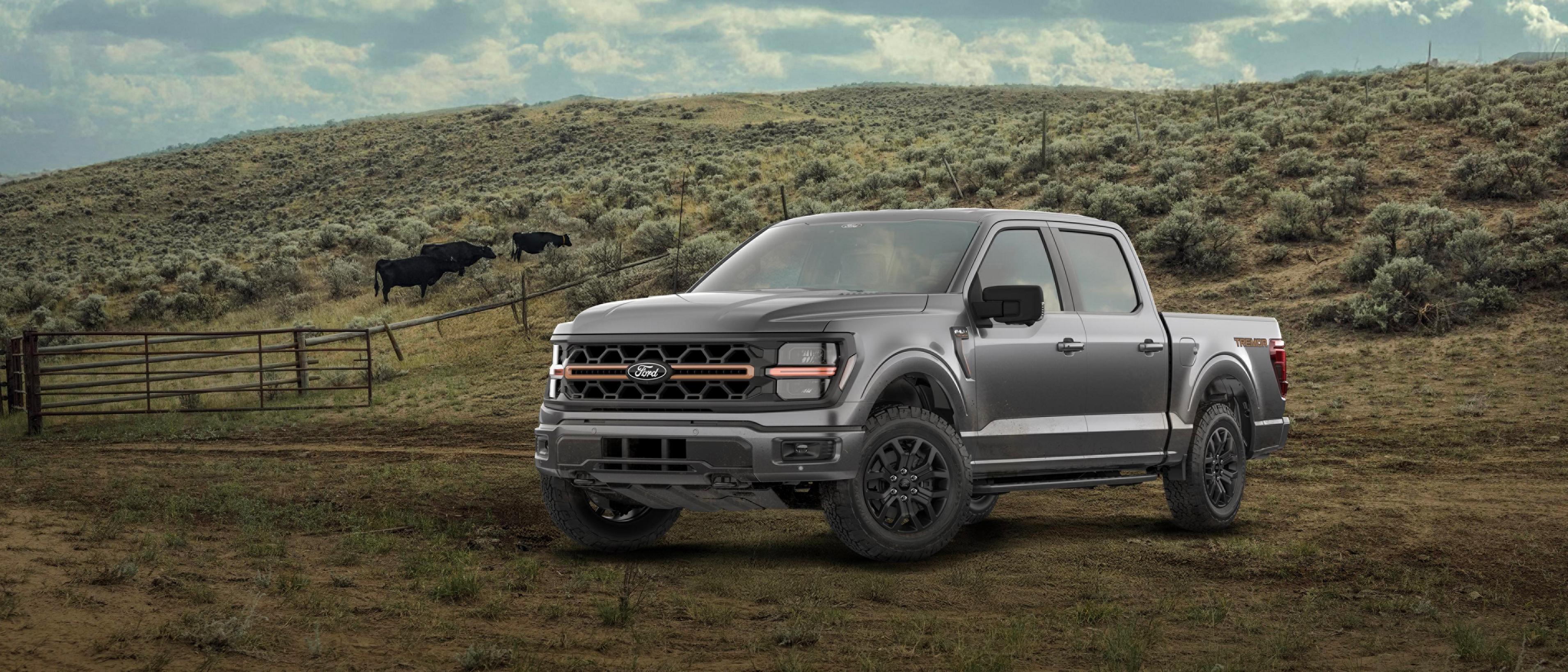 2026 Ford F-150® Tremor® model parked in a forest environment