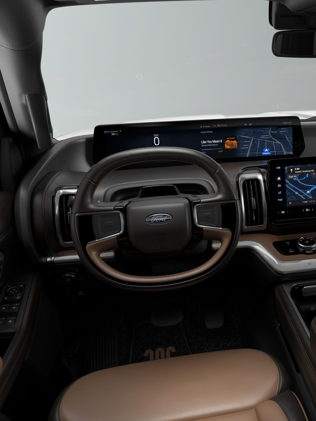 2027 Ford Expedition® King Ranch® front seating area