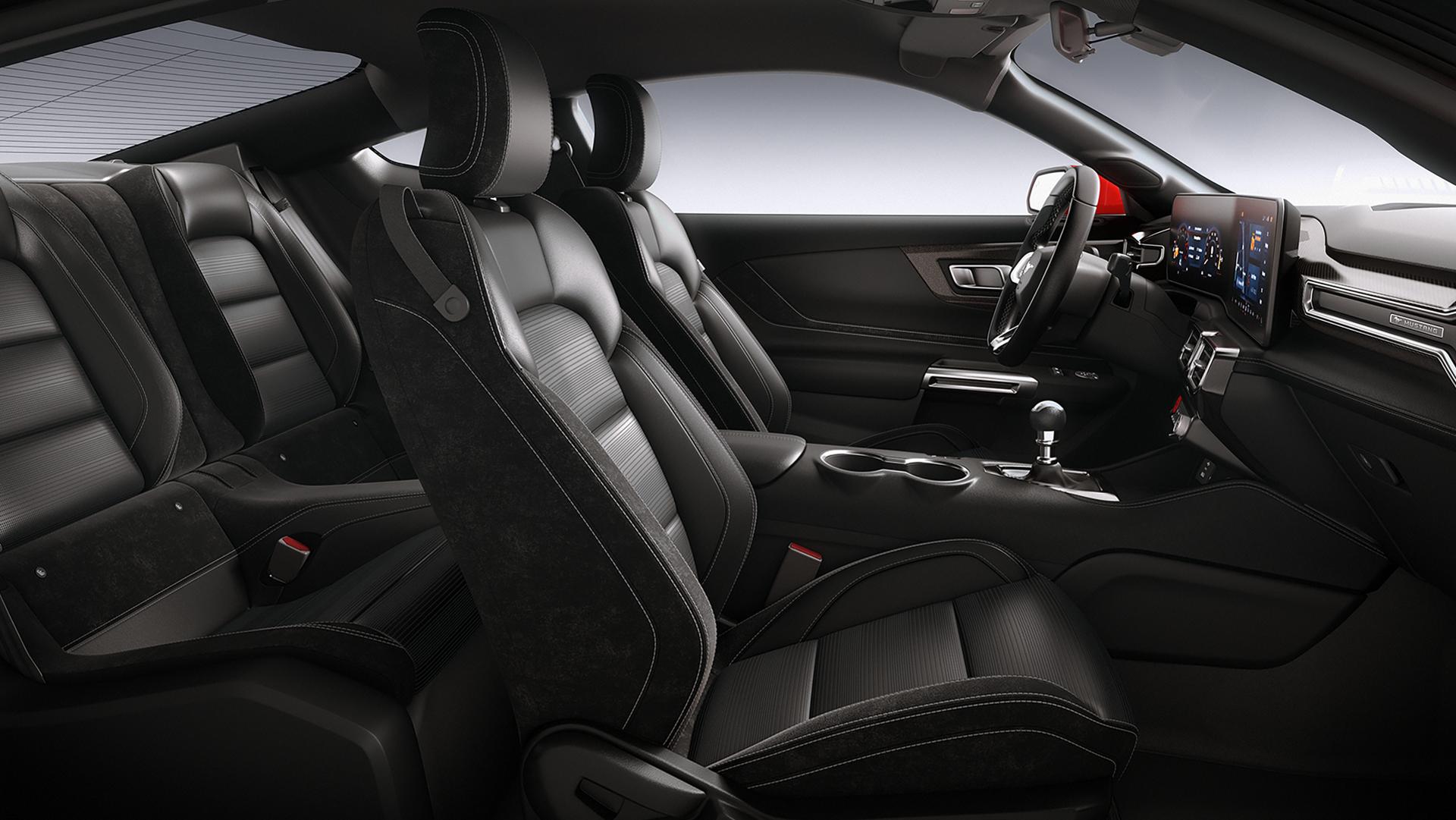 2026 Ford Mustang® interior showing the available Black Onyx interior environment