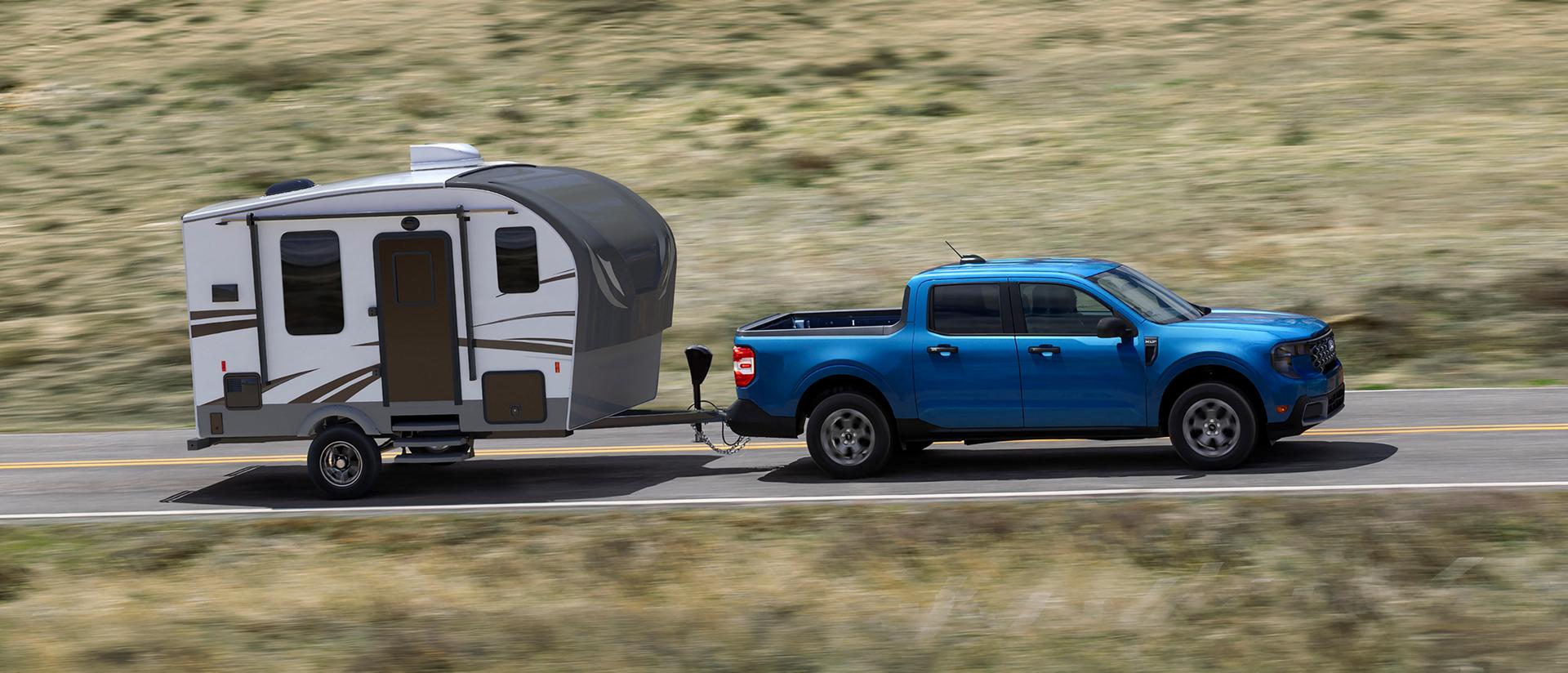 2026 Ford Maverick® XLT pickup pulling a trailer