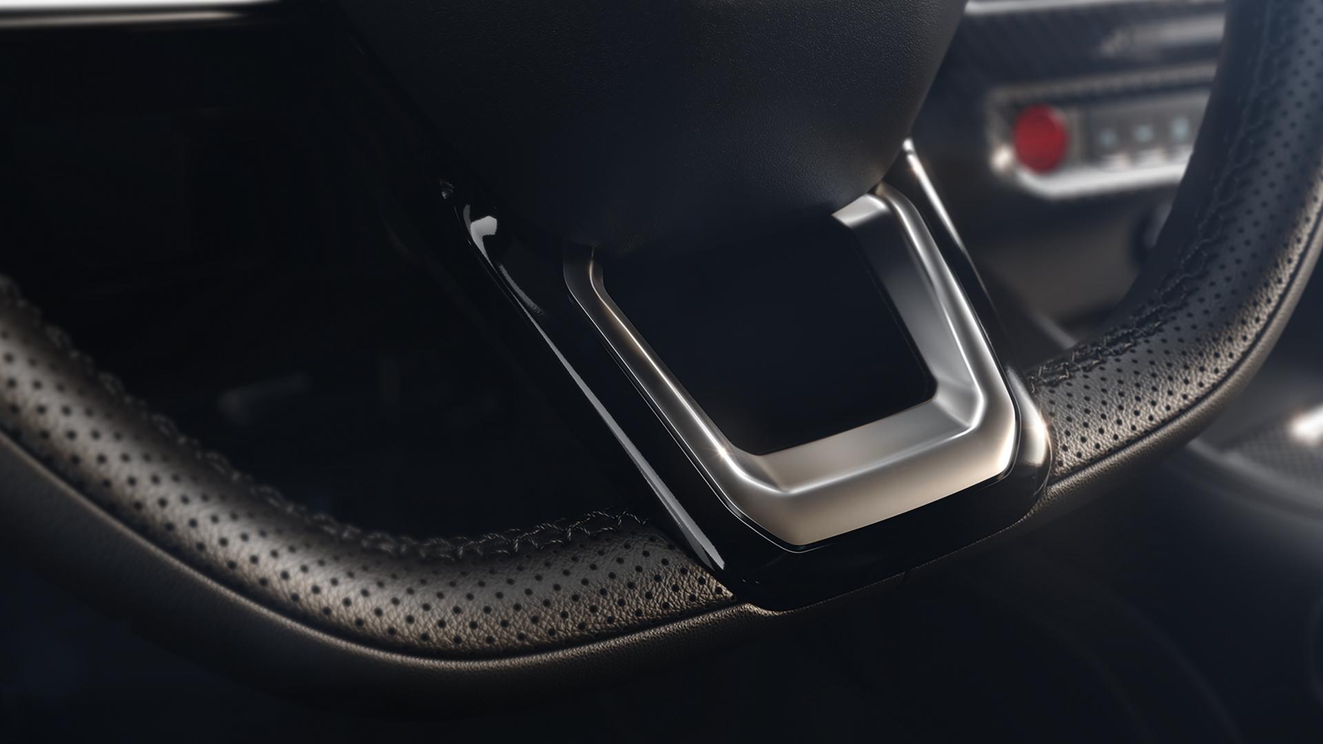2026 Ford Mustang® flat-bottom steering wheel