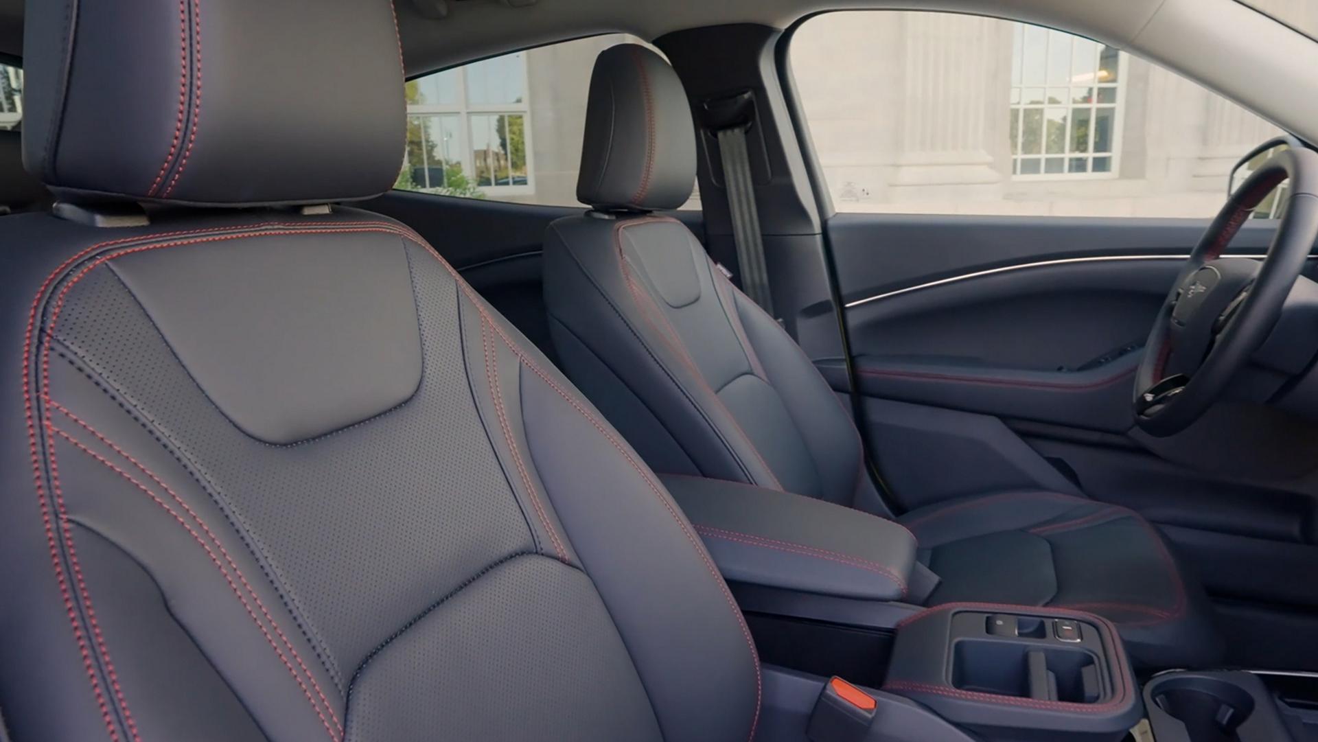Front row of a 2026 Ford Mustang Mach-E® SUV