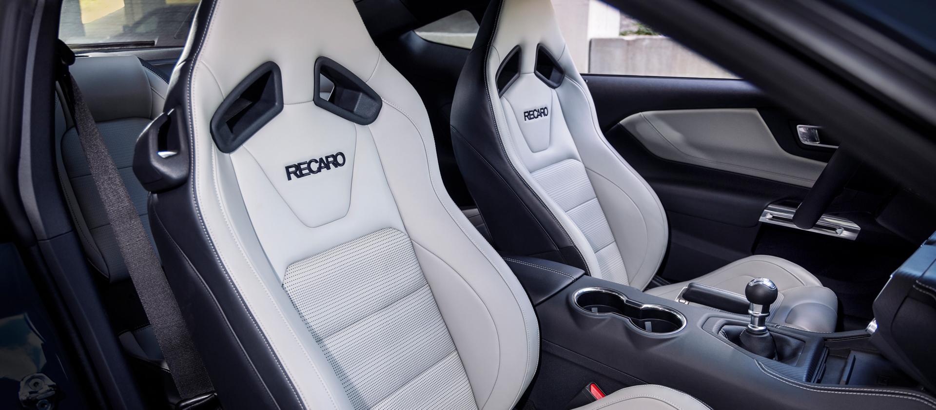 2026 Ford Mustang® fastback interior with available RECARO® seats