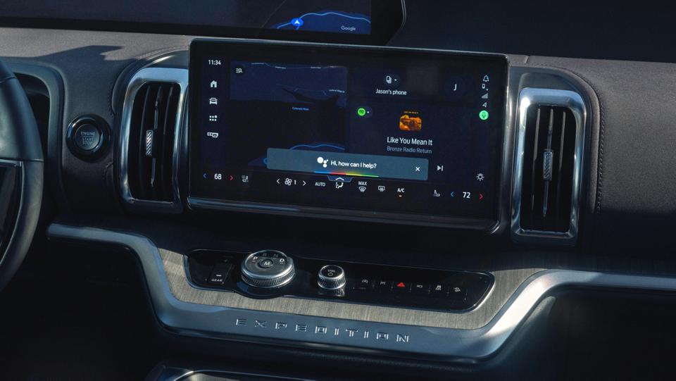 Google Assistant™ on a 2026 Ford Expedition® SUV 13.2-inch centre display