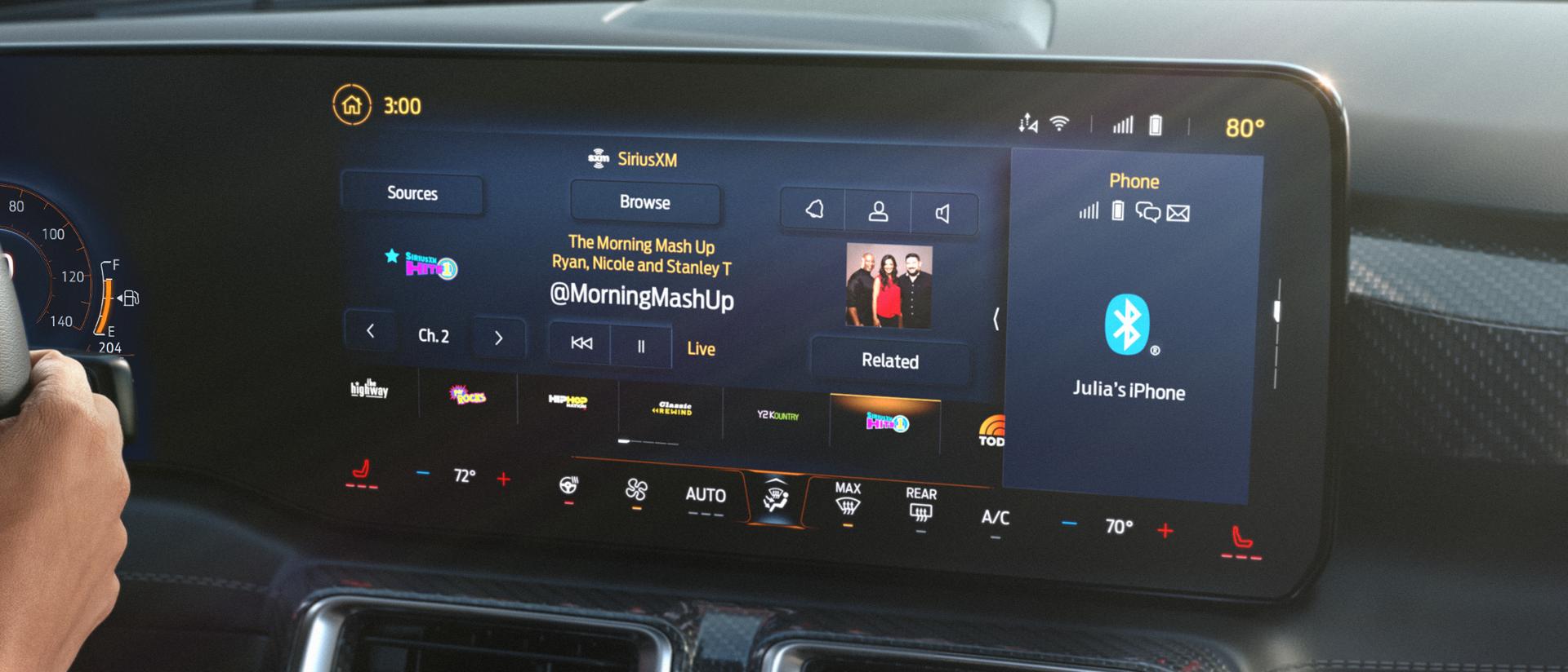 2025 Ford Mustang® coupe 13.2" centre touchscreen