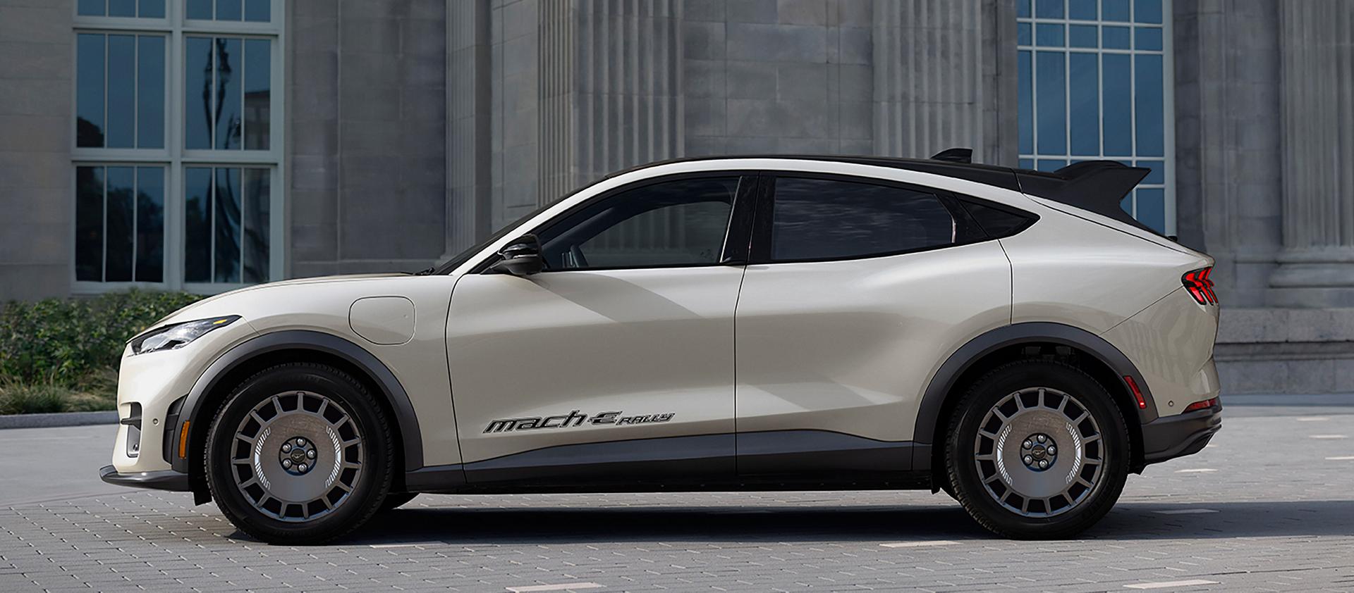 Profile of a 2025 Ford Mustang Mach-E® Rally