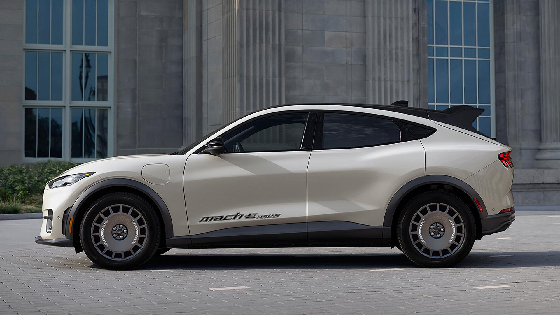 Profile of a 2025 Ford Mustang Mach-E® Rally