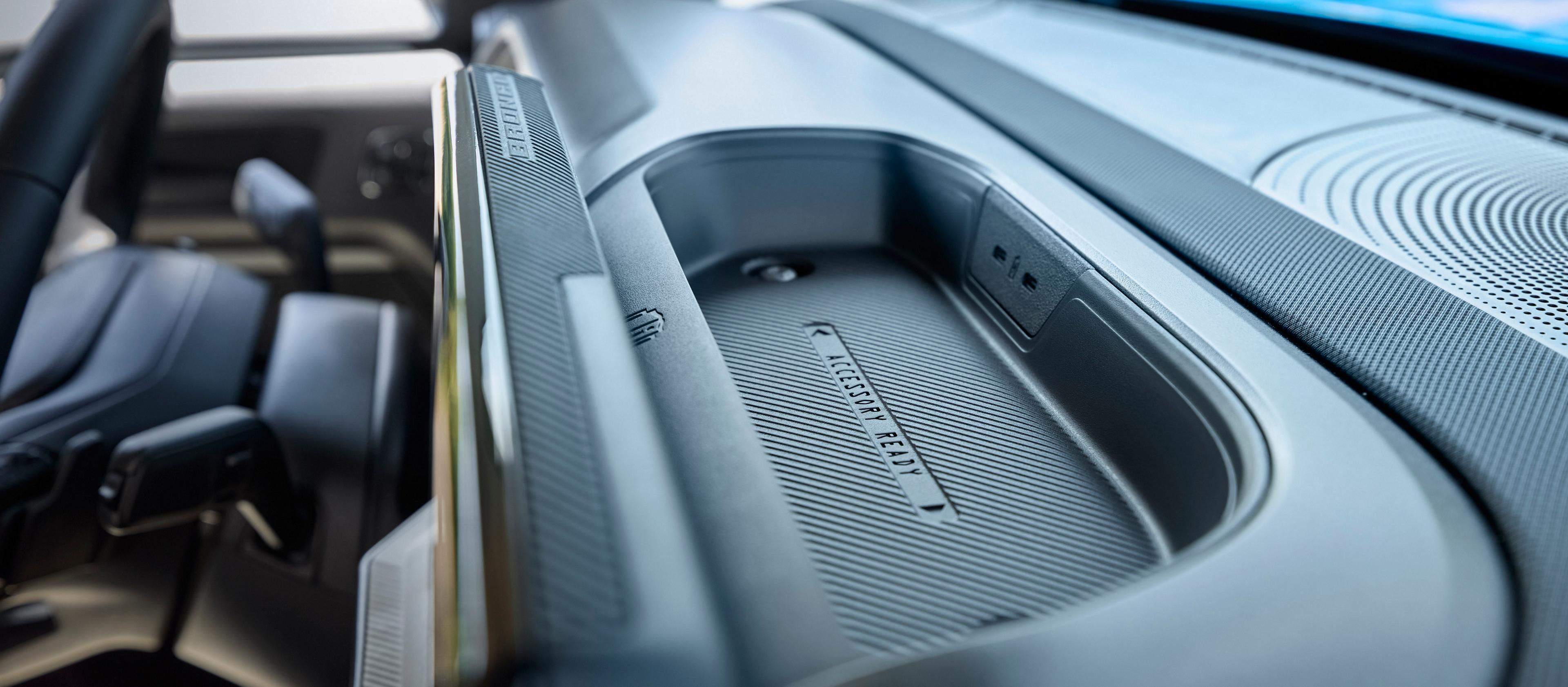 2025 Ford Bronco Sport® showing accessory tray