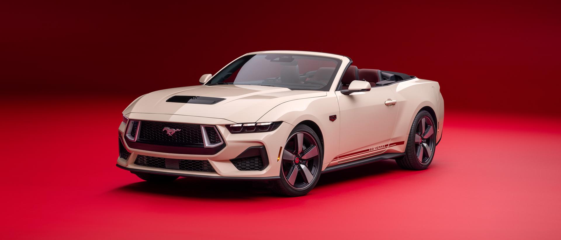 2025 Ford Mustang® GT Premium convertible with Mustang® 60th Anniversary Package