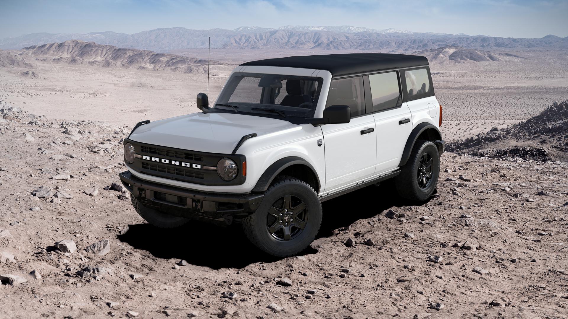 A 2025 Ford Bronco® SUV  parked on a rocky landscape